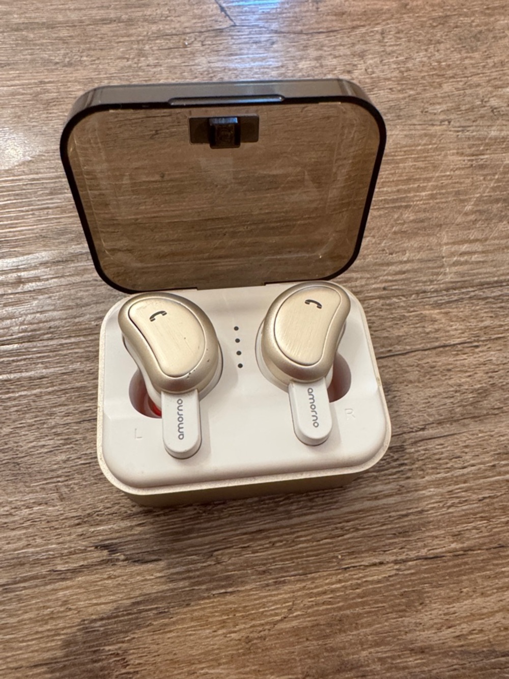 RoseGold Wireless Earbuds with Charging Case